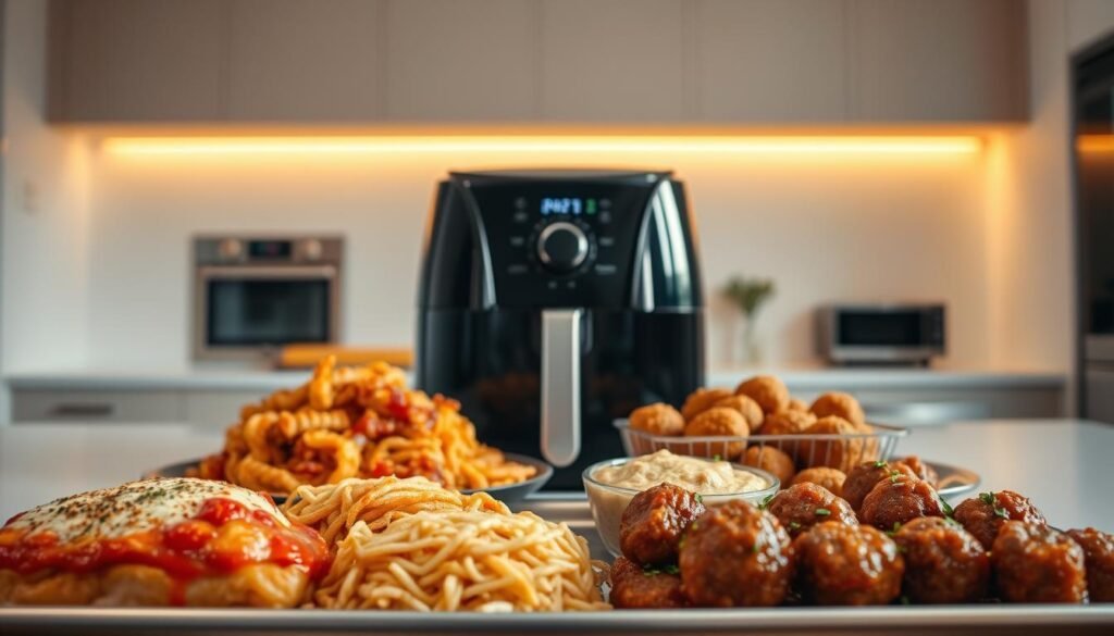 Air Fryer Frozen Main Dishes