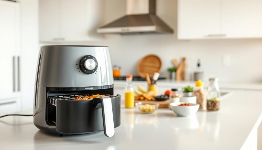 air fryer setup