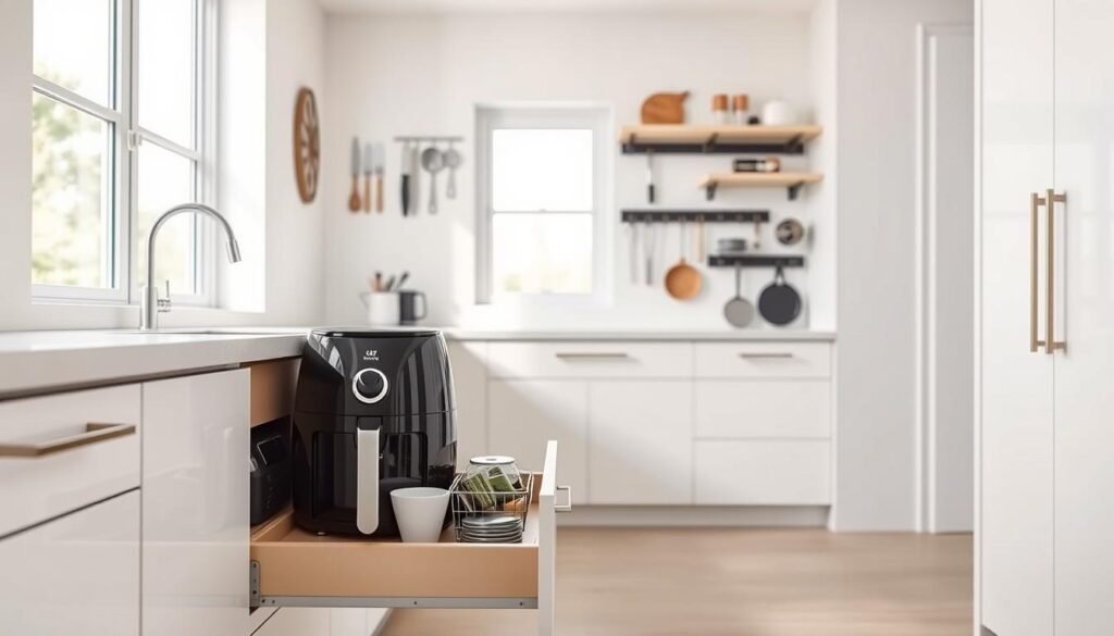 efficient air fryer storage hacks