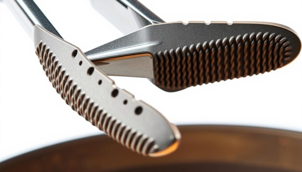 kitchen tongs grip features