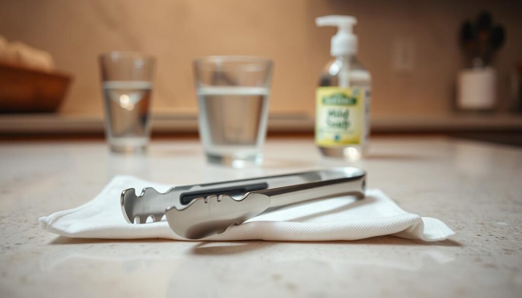 kitchen tongs maintenance