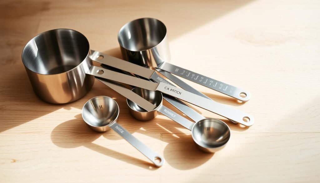 measuring cups and spoons